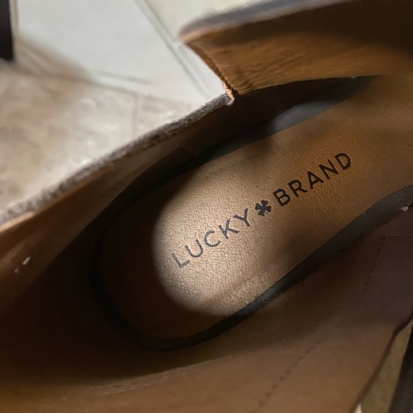 Lucky Brand Women’s Suede Open-toe Ankle Booties - Picture 5 of 5